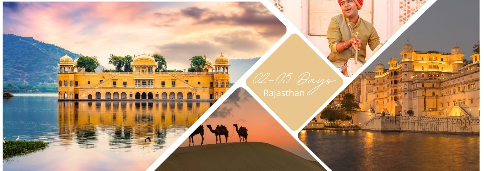 2-5 Days rajasthan tour banner